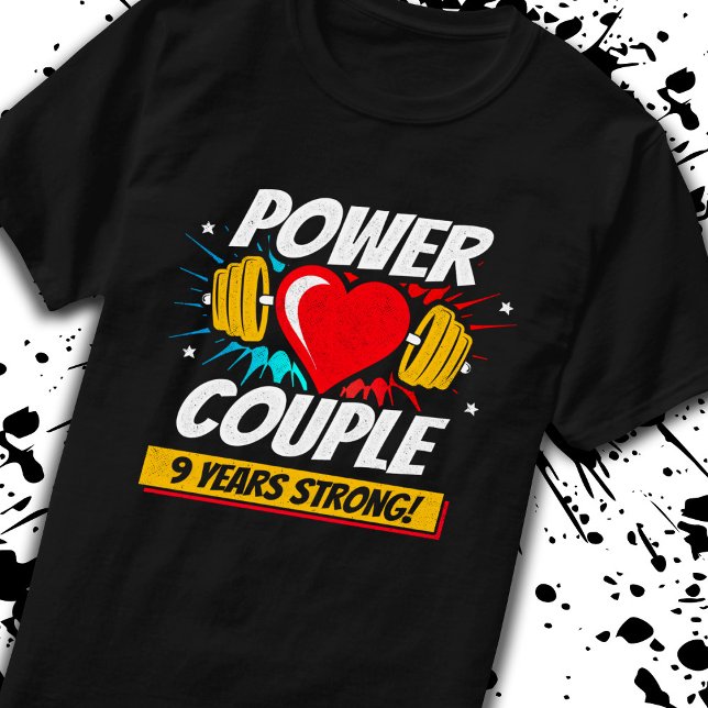 Camiseta Malhação Casal 9º Aniversário 9 Anos de Forte (Criador carregado)