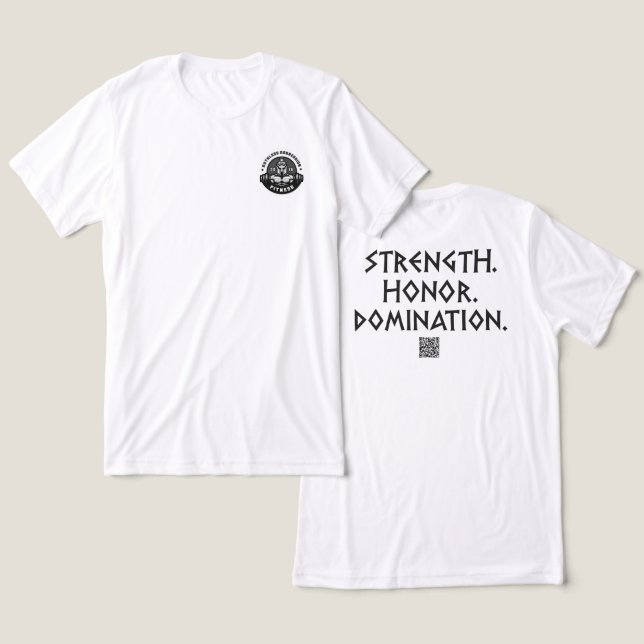 Camiseta Malhação de Agressão sem Ruth Gym Tee # 1 (Design Frente e Verso)