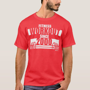 Camiseta Malhação de Ditos de Motivação de Gym desde 2000