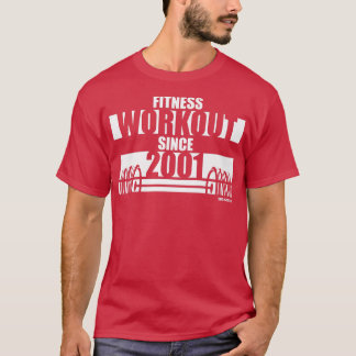 Camiseta Malhação de Ditos de Motivação de Gym desde 2001