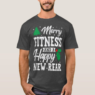 Camiseta Malhação de feliz Feliz Natal do Novo Traseiro