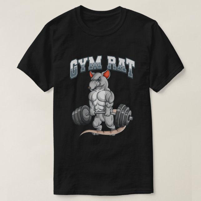 Camiseta Malhação de Gym Rat (Frente do Design)