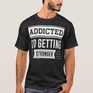 Camiseta Malhação De Gym Viciado Em Se Fortalecer M