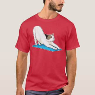Camiseta Malhação de Meditação de Ioga Cat