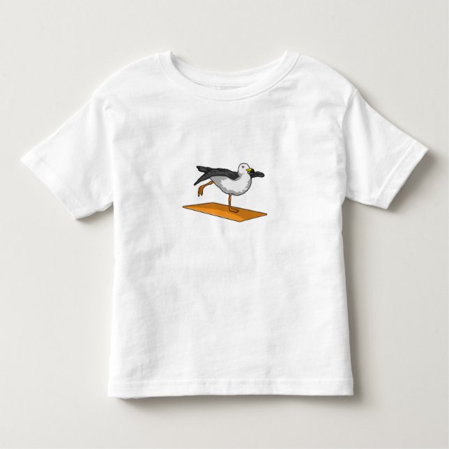 Camiseta Malhação de Meditação de Yoga de Seagull (Frente)