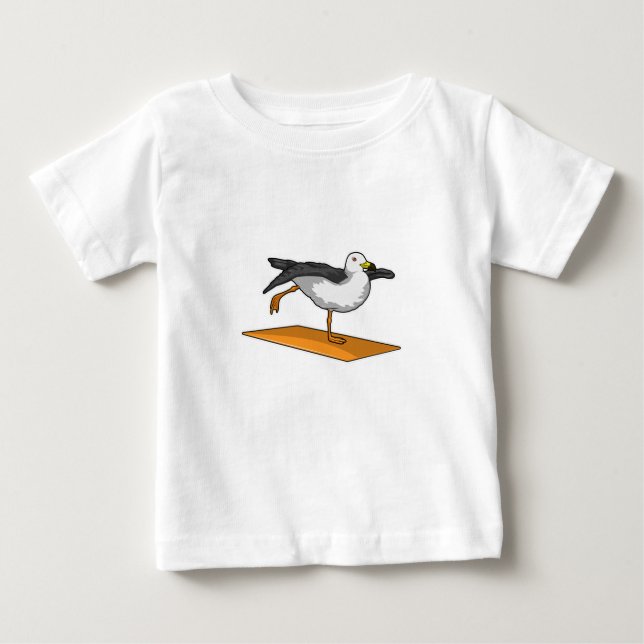 Camiseta Malhação de Meditação de Yoga de Seagull (Frente)