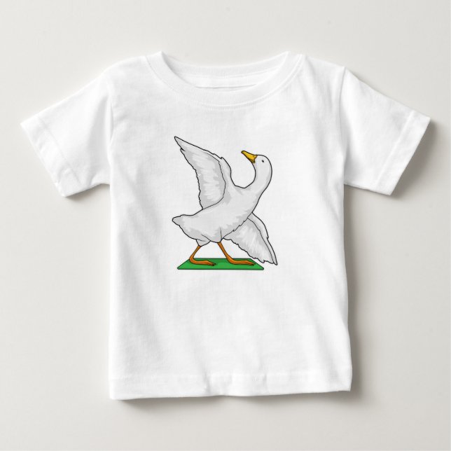 Camiseta Malhação de Meditação de Yoga Duck (Frente)