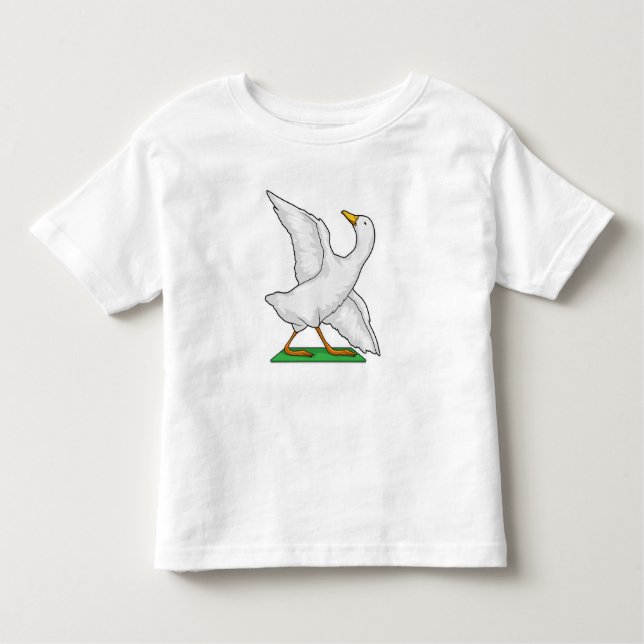 Camiseta Malhação de Meditação de Yoga Duck (Frente)