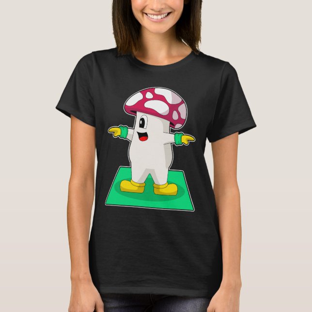 Camiseta Malhação de Mushroom Yoga (Frente)