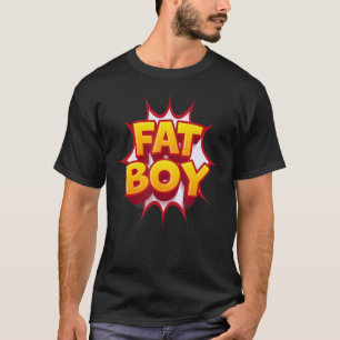 Camiseta Malhação de Peso Gordo de Garoto Gordo