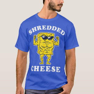 Camiseta Malhação    de Queijo Engraçado Levantando-se 