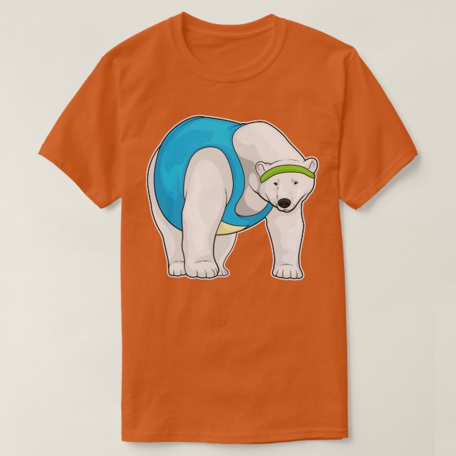 Camiseta Malhação de urso polar (Frente do Design)