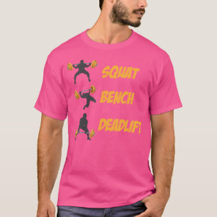 Camiseta Malhação do Quadrado do Banco de Elevação de Porte