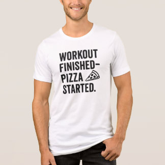 Camiseta Malhação e Pizza - Cota Engraçada de Gym | Foodias