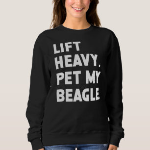 Camiseta Malhação Elevação do Beagle Pet Dog Pesado