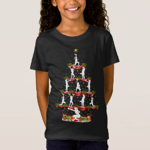Camiseta Malhação engraçada Dança Xmas Luz Malhação Natal