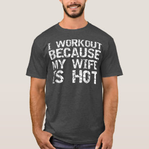 Camiseta Malhação Engraçada dos Homens Eu Trabalho Porque M