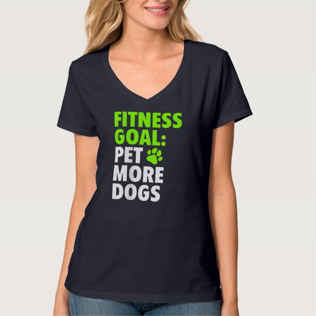 Camiseta Malhação Goal Pet More Dogs - Engraçado e Bonito A (Frente)