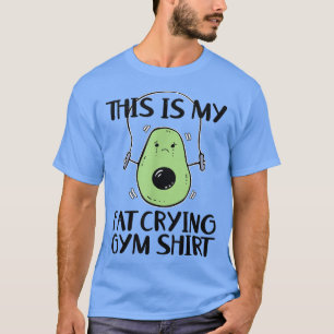 Camiseta Malhação Grunge Gym Avocado Pun Este É O Meu Crist