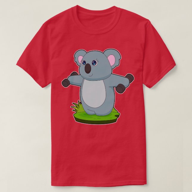 Camiseta Malhação Koala Dumbbells (Frente do Design)