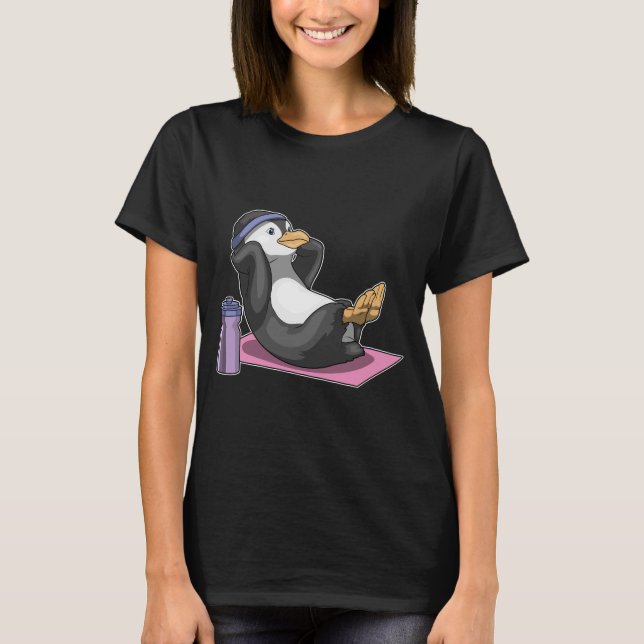 Camiseta Malhação pinguim senta-se nos esportes (Frente)