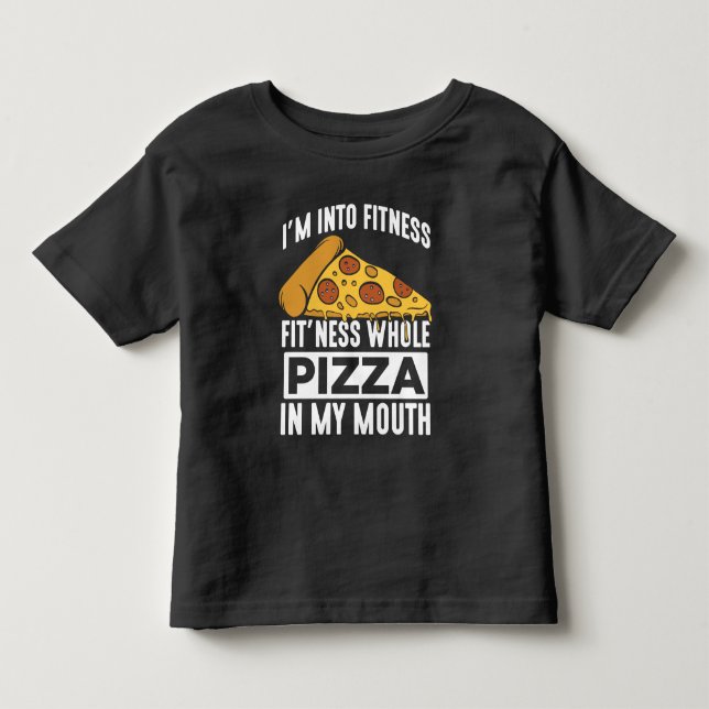 Camiseta Malhação Pizza - Restaurante Lover Gym Foodie (Frente)