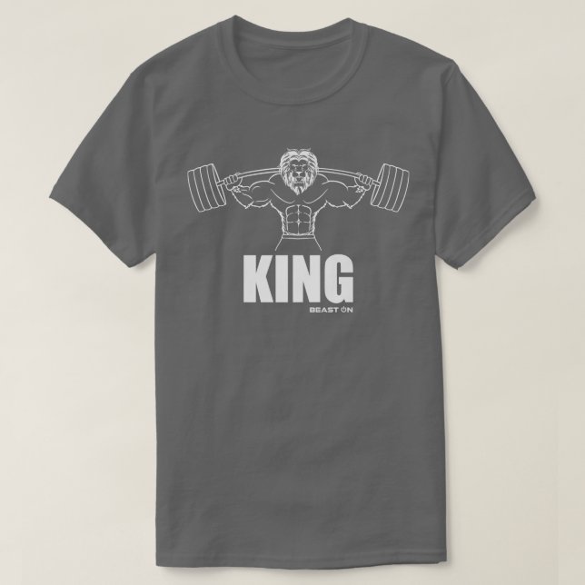 Camiseta Malhação Rei Leão Na Malhação De Motivação De Gym (Frente do Design)