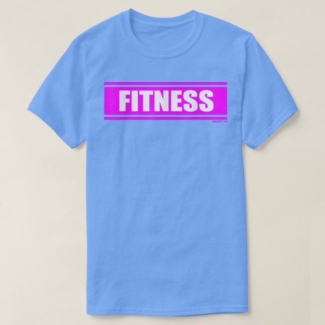 Camiseta Malhação Rosa Gym Malhação Workout Gym Dizendo Mot (Frente do Design)