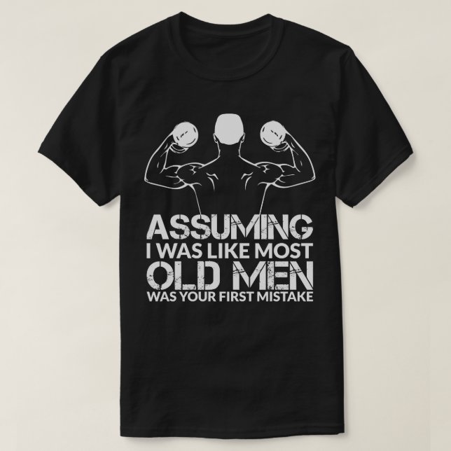 Camiseta Malhação Treinando Velho (Frente do Design)