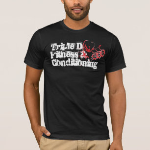 Camiseta Malhação tripla de D & T preto de acondicionamen