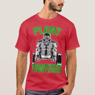 Camiseta Malhação Vegan Gym Vegan Powered Gif