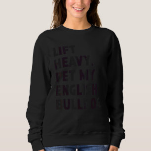 Camiseta Malhação Workout Erga Pesada Pet Dog Inglês Bulldo
