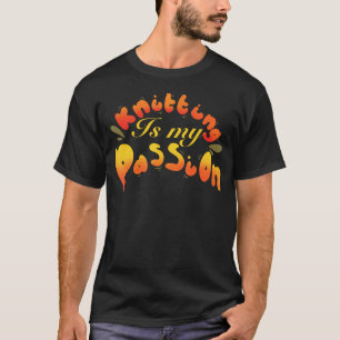 Camiseta Malhar É Minha Paixão Tricoteira