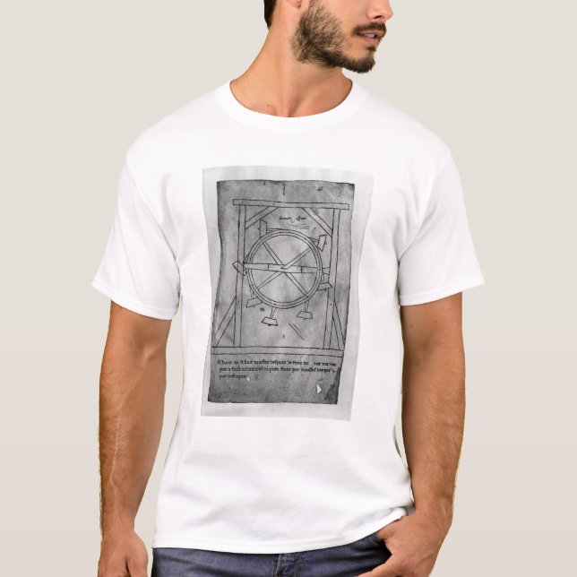 Camiseta Malhos e roda do movimento suposta perpétuo (Frente)