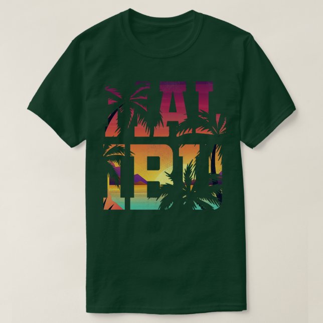 Camiseta Malibu Califórnia (Frente do Design)