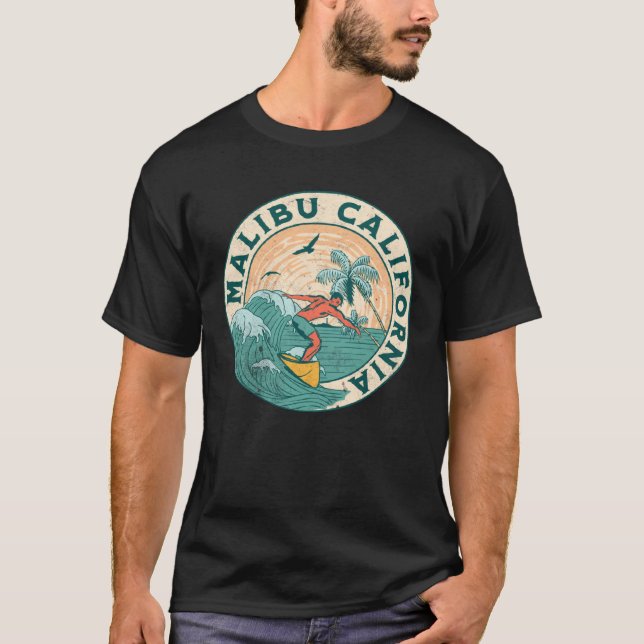 Camiseta Malibu Califórnia (Frente)