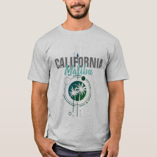 Camiseta Malibu California Geométrico Palms