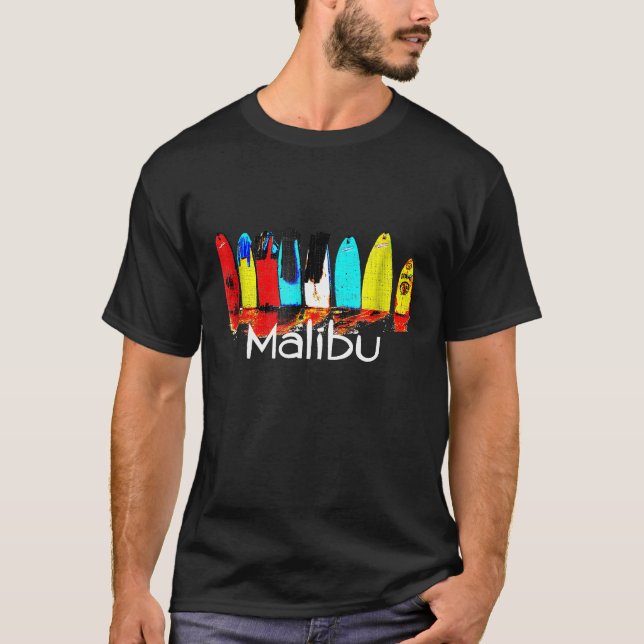 Camiseta Malibu California Surfing (Frente)