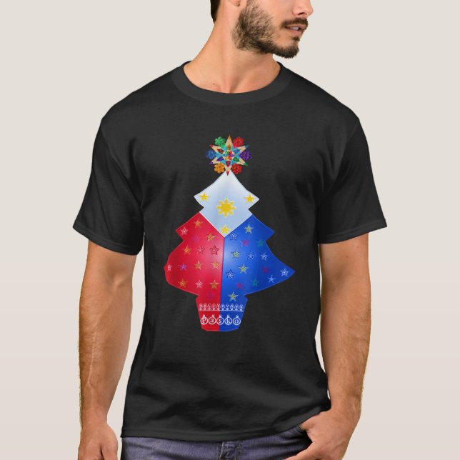 Camiseta Maligayang Pasko Felry Natal Filipinas (Frente)