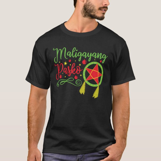 Camiseta Maligayang Pasko Natal Filipinas (Frente)