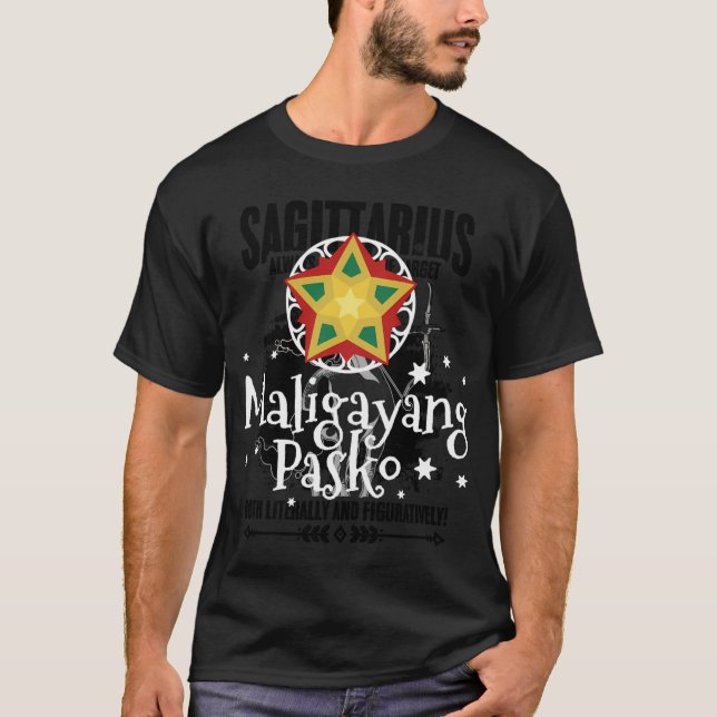 Camiseta Maligayang Pasko Parol Natal (Frente)