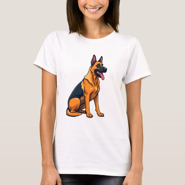 Camiseta Malinois Belga (1) (Frente)