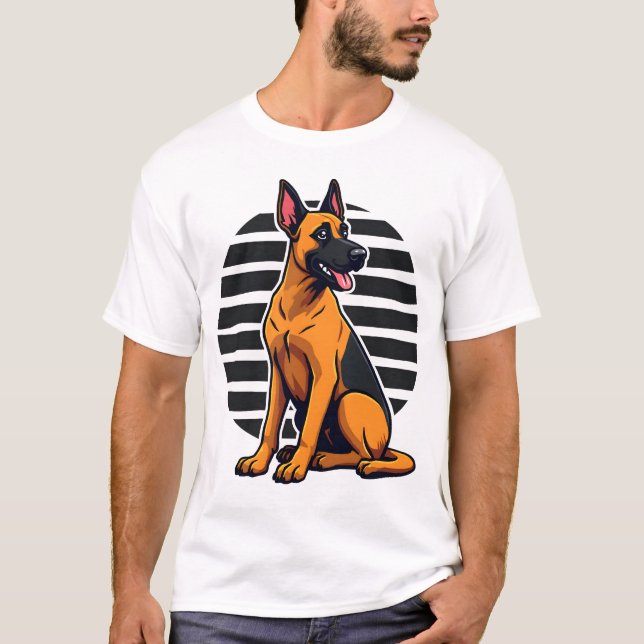 Camiseta Malinois Belga (2) (Frente)