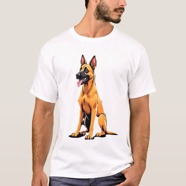 Camiseta Malinois Belga (3) (Frente)