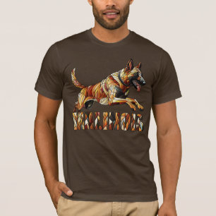 Camiseta Malinois Belga - Arte Mosaica