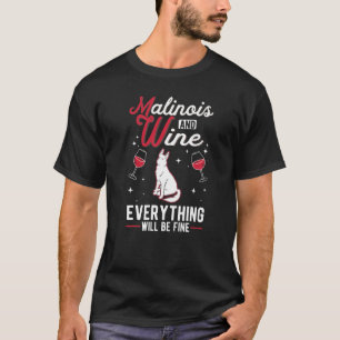 Camiseta Malinois Belgas E Meca De Cão De Ovino Neerlandês