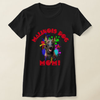 Camiseta Malinois Mãe Cachorro Melhor Mãe