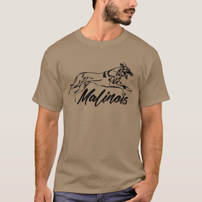 Camiseta Malinois - pastor belga (Frente)