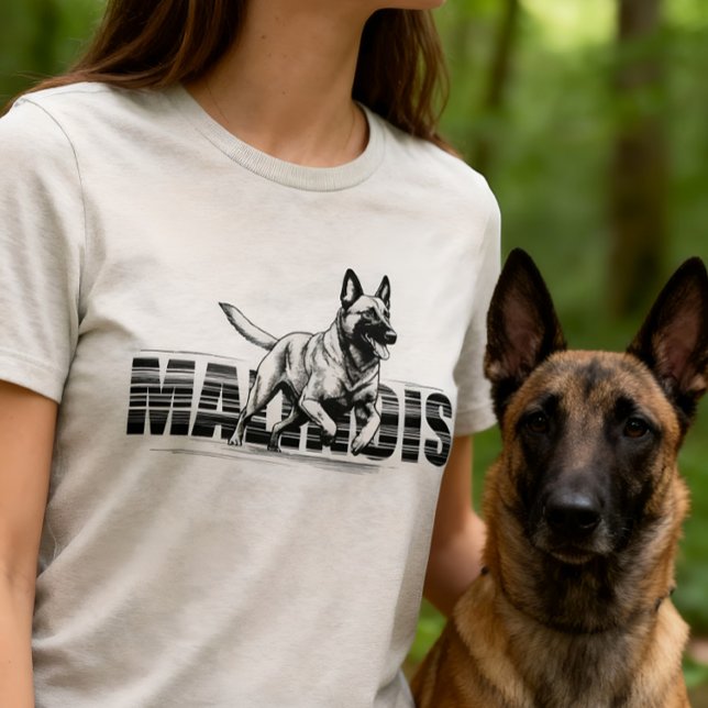 Camiseta Malinois - pastor belga - Mecelaar (Criador carregado)