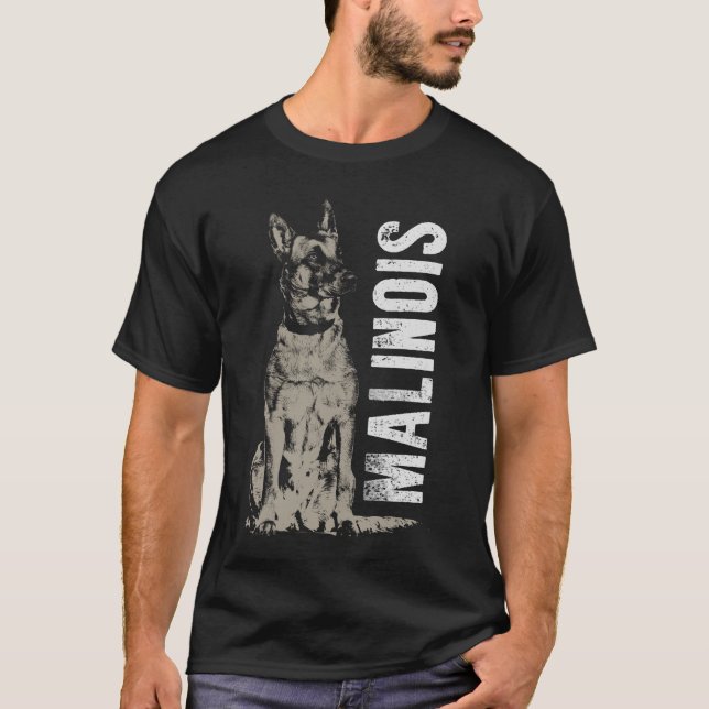Camiseta Malinois - pastor belga - Mechelaar (Frente)
